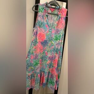 Lilly Pulitzer Pink and Green Dress